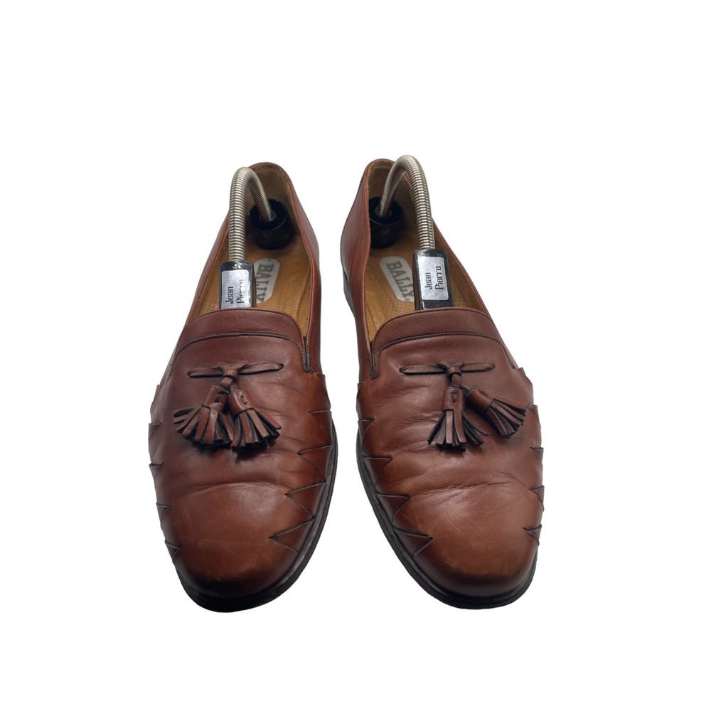 Bally Brown Tassel Vamp Loafers 90'Vibe